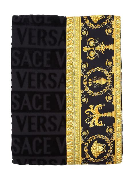 versace strandhanddoek|Shop Versace Barocco Beach Towel .